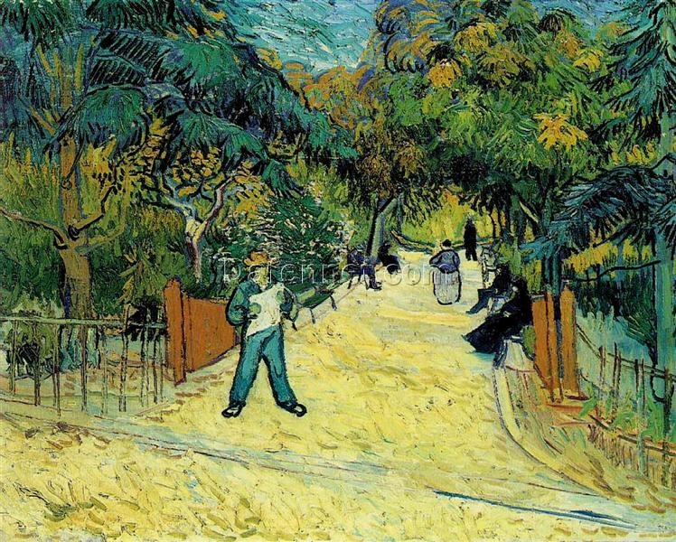 Fine Art Reproduction of Entrance to the Public Garden in Arles by Vincent van Gogh – Crafted by Dafen Village Artists