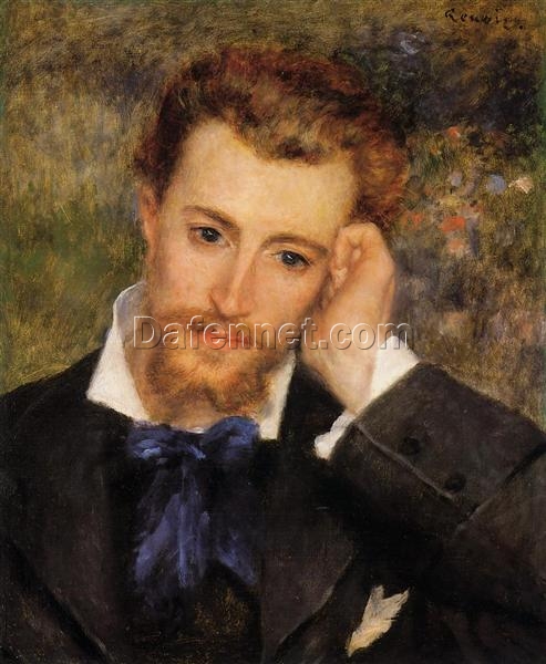 Pierre-Auguste Renoir “Eugene Murer” (1877) – Handcrafted Oil Painting Reproduction for Elegant Home or Office Decor