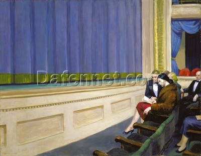 First Row Orchestra” by Edward Hopper – Stunning Oil Painting Reproduction | High-Quality Hand-Painted Canvas Art for Home Décor