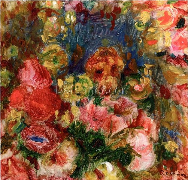 Pierre-Auguste Renoir “Flowers” (1902) Oil Painting Reproduction – Hand-painted Masterpiece from Dafen Village