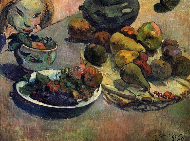 Fruits” by Paul Gauguin 1888 – Hand-Painted Oil Painting Reproduction | Fine Art Canvas from Dafen Village