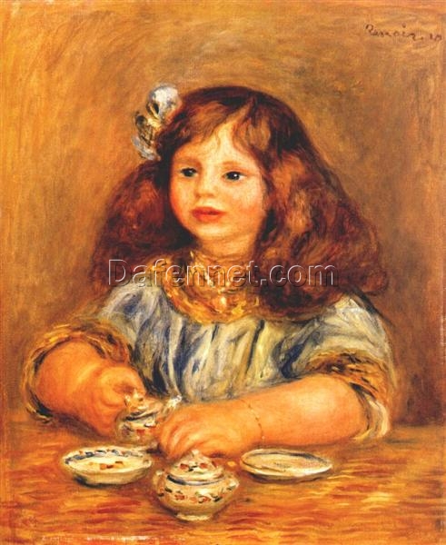 Genevieve Bernheim de Villers” by Pierre-Auguste Renoir – 1910 Oil Painting Reproduction – Custom Art from Dafen Village