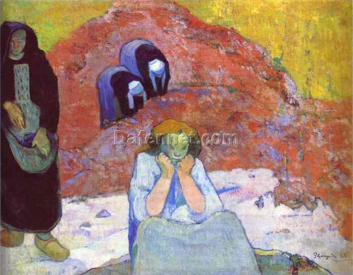 Grape Harvest at Arles” by Paul Gauguin 1888 – Hand-Painted Oil Painting Reproduction | Fine Art Canvas from Dafen Village