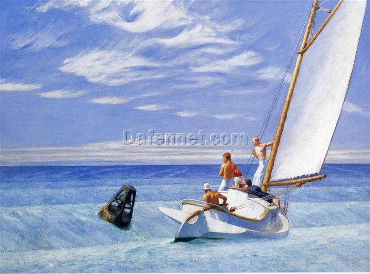 Buy Edward Hopper’s “Ground Swell” 1939 – Premium Oil Painting Reproduction | Custom Handcrafted Canvas Art