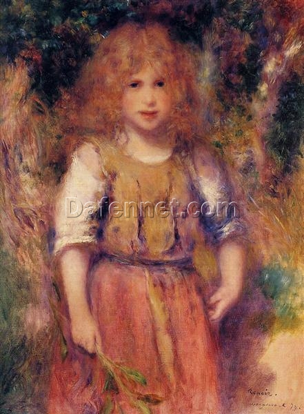 Pierre-Auguste Renoir “Gypsy Girl” (1879) – Handcrafted Oil Painting Reproduction for Elegant Portrait and Cultural Decor