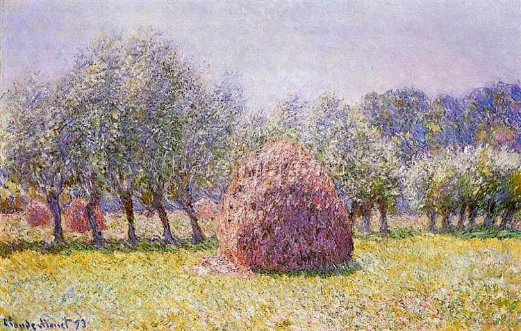 Impressionist Monet Haystack 1865 – Custom Oil Painting Reproduction by Skilled Dafen Village Artists