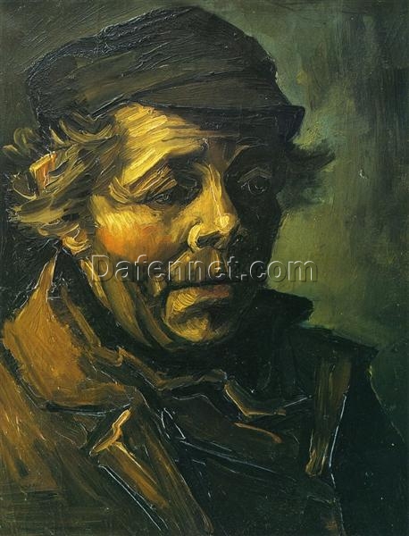 Vincent van Gogh Head of a Peasant (Study for the Potato Eaters) – Detailed Custom Oil Painting from Dafen Village Studio