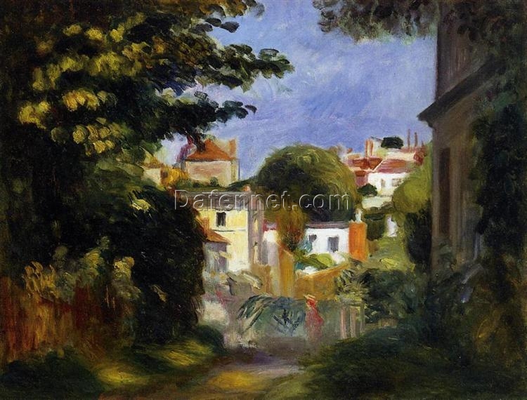 Renoir “House and Figure among the Trees” 1889 – Premium Oil Painting Reproduction from Dafen Village Art Studio