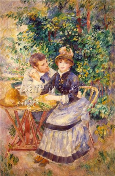 Pierre-Auguste Renoir “In the Garden” (1885) Oil Painting Reproduction – Hand-painted Masterpiece from Dafen Village