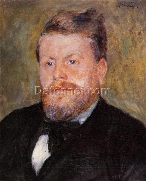 Pierre-Auguste Renoir “Jacques Eugene Spuller” (1871) – Handcrafted Oil Painting Reproduction for Classic Portrait Art