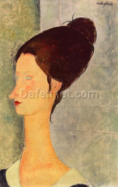 Jeanne Hébuterne” by Amedeo Modigliani – Hand-Painted Oil Painting Reproduction | Fine Art Canvas from Dafen Village