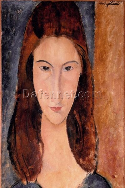 Buy Modigliani’s “Jeanne Hébuterne” 1919 – Premium Oil Painting Reproduction | Handcrafted Canvas Art for Your Home