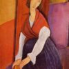 jeanne hebuterne in front of a door 1919.jpgLarge