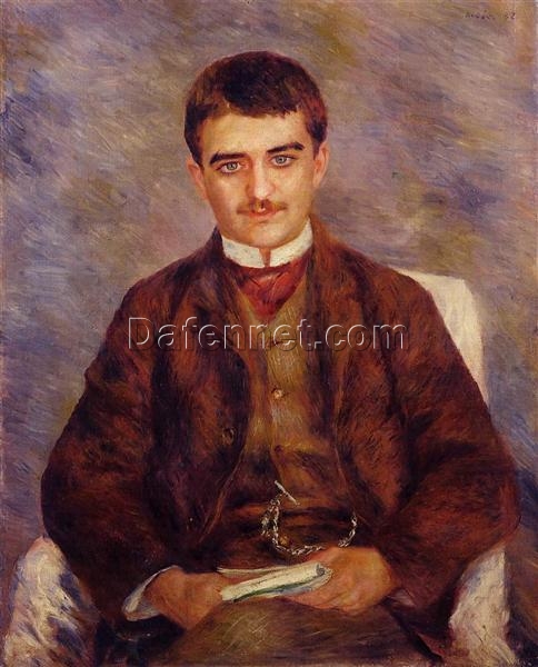 Joseph Durand-Ruel” by Pierre-Auguste Renoir – 1882 Oil Painting Reproduction – Custom Art from Dafen Village