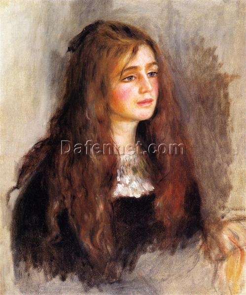 Pierre-Auguste Renoir “Julie Manet” (1894) Oil Painting Reproduction – Hand-painted Masterpiece from Dafen Village