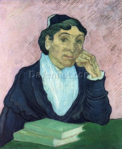 Fine Art Reproduction of L’Arlesienne, Portrait of Madame Ginoux by Van Gogh – 1890 Oil Painting