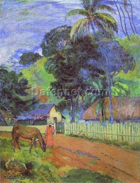 Paul Gauguin “Landscape” 1899 – Custom Oil Painting Reproduction