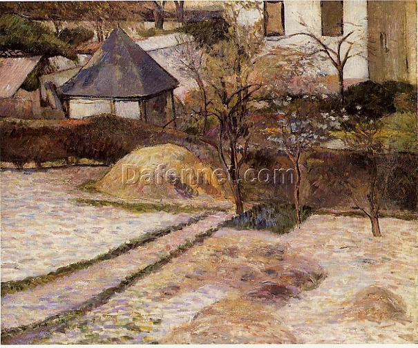 Landscape near Osny” by Paul Gauguin – Stunning Oil Painting Reproduction | High-Quality Hand-Painted Canvas Art for Home Décor