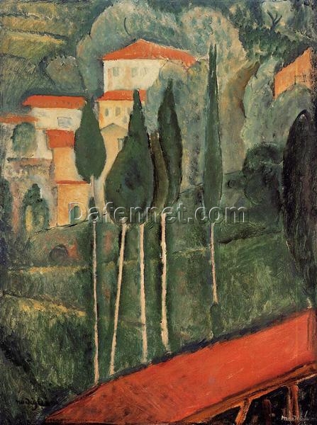 Landscape, Southern France Amedeo Modigliani Date: 1919; Paris, France