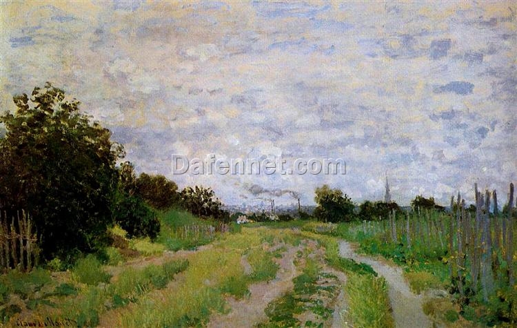 Claude Monet’s Lane in the Vineyards at Argenteuil (1872) | Museum-Quality Reproduction from Dafen Village Studio