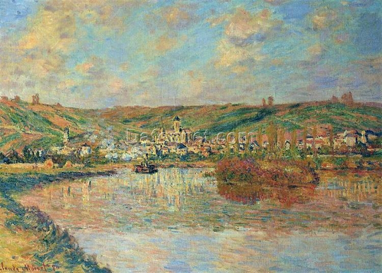 Claude Monet’s Late Afternoon in Vetheuil (1880) – Custom Handcrafted Oil Painting from Dafen Village Artisans