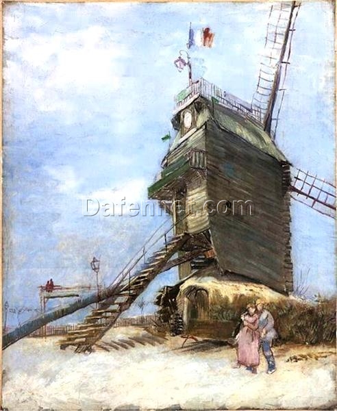 Le Moulin de la Galette by Vincent van Gogh – 1886 Masterpiece Oil Painting for French Art Lovers | Dafen Village Studio Reproduction