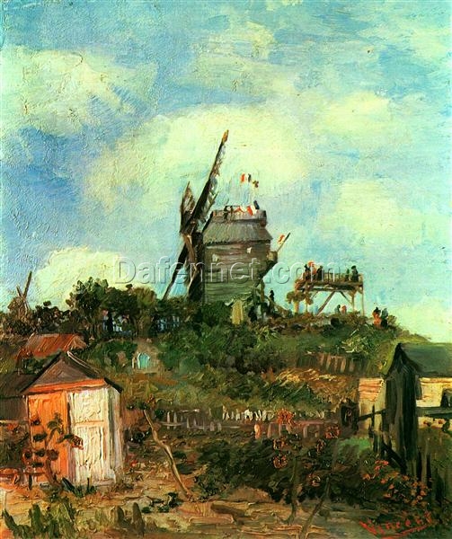 Custom Vincent van Gogh Le Moulin de la Galette 3 Reproduction – Fine Art Oil Painting for Home Decor