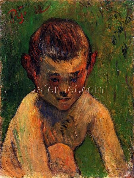 Little Breton Bather” by Paul Gauguin – 1888 Oil Painting Reproduction | Beautiful Hand-Painted Canvas Artwork for Art Collectors