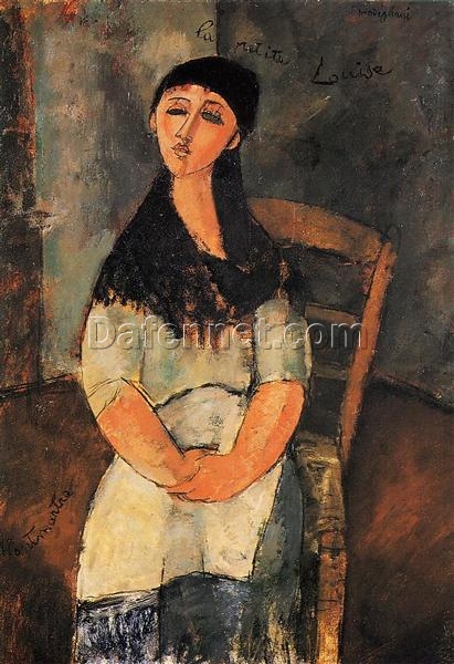 Buy Amedeo Modigliani’s “Little Louise” 1915 – Premium Oil Painting Reproduction | Custom Handcrafted Canvas Art