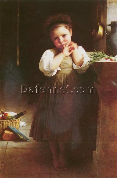 Buy “Little Sulky” (Petite Boudeuse) by William-Adolphe Bouguereau | Custom Oil Painting Reproduction from Dafen Village