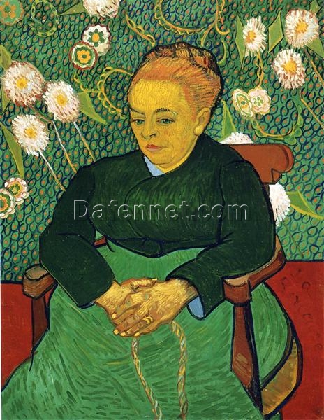 Hand-painted Vincent van Gogh Oil Painting of “A Meadow in the Mountains: Le Mas de Saint-Paul” (1889) – Ideal for Home Decor