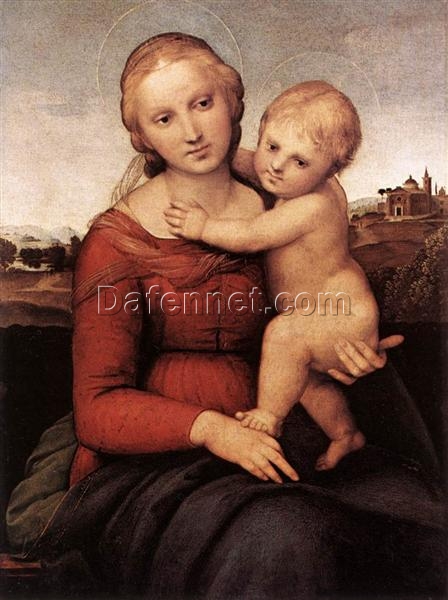 Raphael’s ‘Madonna and Child’ – High-Quality Oil Painting Reproduction in High Renaissance Style