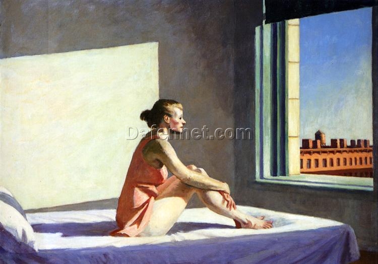 Morning Sun” by Edward Hopper 1952 – Hand-Painted Oil Painting Reproduction | Fine Art Canvas from Dafen Village