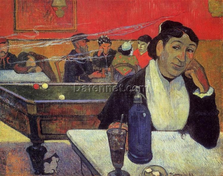 Buy Paul Gauguin’s “Night Café, Arles” 1888 – Premium Oil Painting Reproduction | Handcrafted Canvas Art