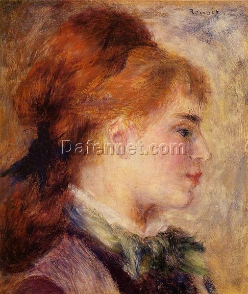 Pierre-Auguste Renoir “Nini Lopez” 1876 – Handcrafted Oil Painting Reproduction for Portrait and Figurative Art Decor