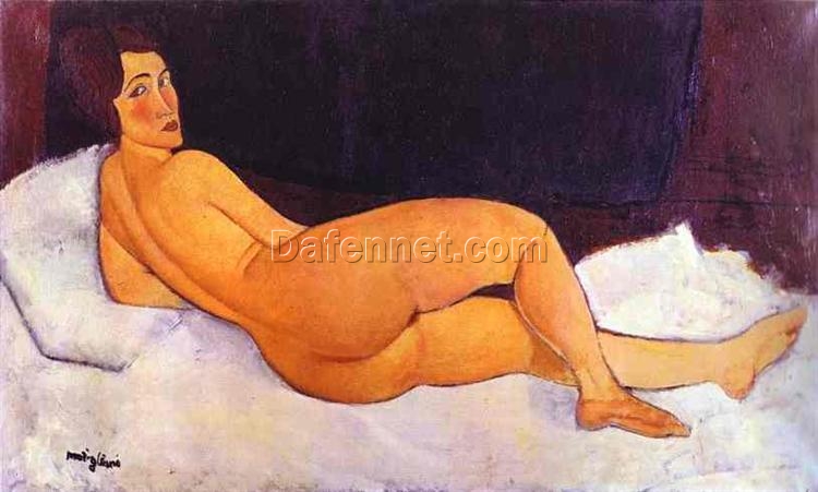 Nude Looking over Her Right Shoulder Amedeo Modigliani Date: 1917; Paris, France