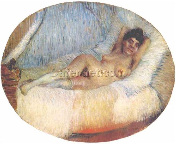 Nude Woman on a Bed (1887) by Vincent van Gogh – Custom Oil Painting Reproduction from Dafen Village