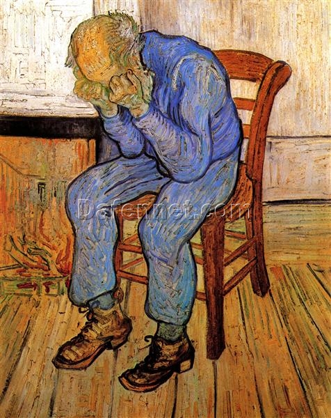 1890 Vincent van Gogh Old Man in Sorrow – Fine Art Oil Painting Reproduction from Dafen Village Studio