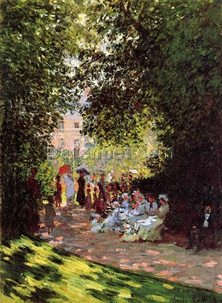 Impressionist ‘Park Monceau’ by Claude Monet (1878) – Unique Oil Painting Reproduction from Dafen Village