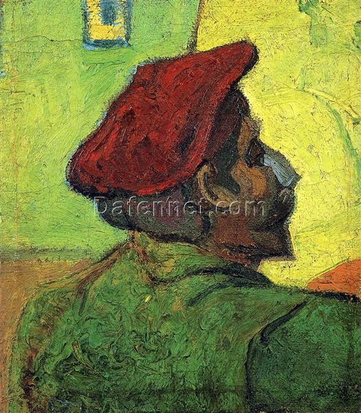 Dafen Village Hand-Painted Oil Painting of “Man in a Red Beret” by Vincent van Gogh | Perfect for Art Collectors