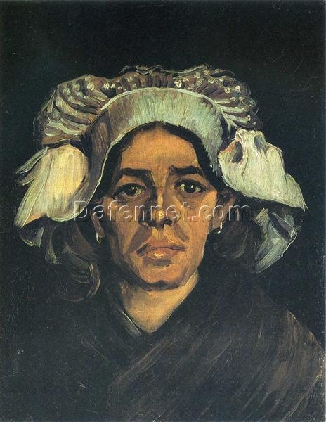 Peasant Woman, Portrait of Gordina de Groot (1885) by Vincent van Gogh – Hand-Painted Oil Painting from Dafen Village