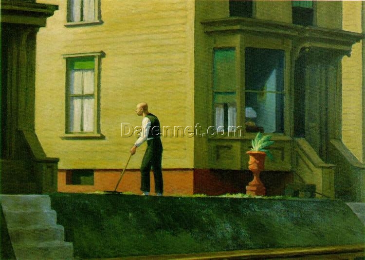 Edward Hopper “Pennsylvania Coal Town” 1947 – Premium Oil Painting Reproduction | Custom Canvas Art for Home Décor