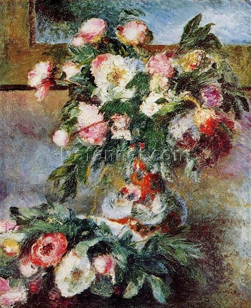 Buy Renoir “Peonies” 1878 – High-Quality Oil Painting Reproduction by Dafen Village Artists