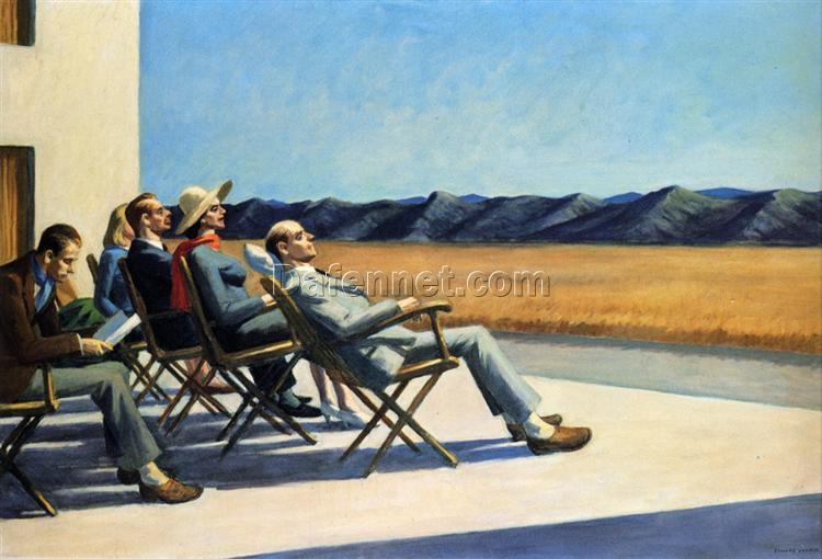 Buy Edward Hopper’s “People in the Sun” 1960 – Premium Oil Painting Reproduction | Custom Handcrafted Canvas Art