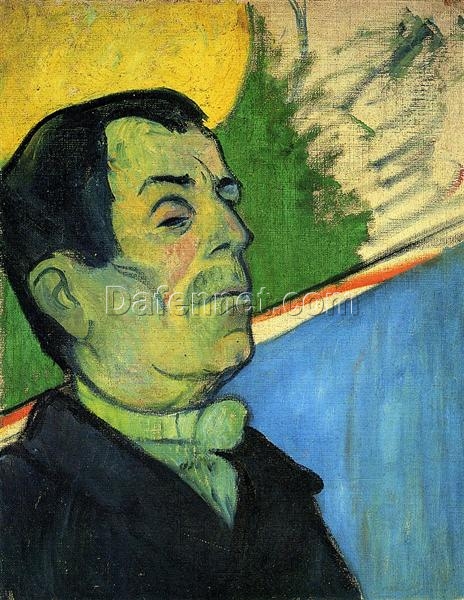 Paul Gauguin “Portrait of a Man Wearing a Lavalliere” 1888 – Authentic Oil Painting Reproduction | High-Quality Canvas Art