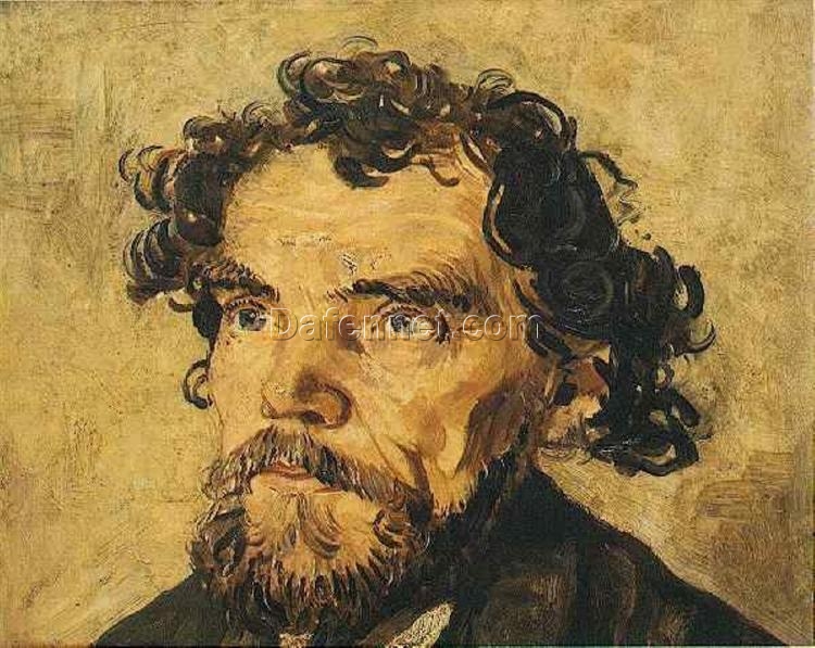 Personalized Portrait of a Man (1887) by Vincent van Gogh – Classic Oil Painting Reproduction from Dafen Village