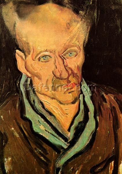 Vincent van Gogh’s Portrait of a Patient in Saint-Paul Hospital (1889) – High-Quality Custom Oil Painting from Dafen Village