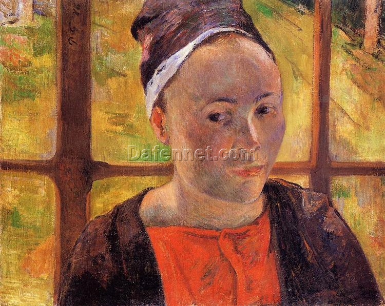 Buy Paul Gauguin’s “Portrait of a Woman (Marie Lagadu)” 1888 – Custom Oil Painting Reproduction | Elegant Canvas Art