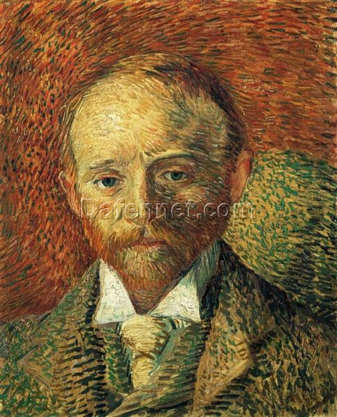 Authentic Oil Painting of Alexander Reid by Vincent van Gogh (1887) – Custom Hand-painted Art from Dafen Village Studio