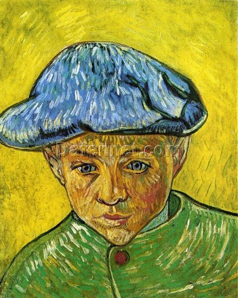 Vincent van Gogh’s Portrait of Camille Roulin (1888) – Premium Custom Oil Painting Reproduction from Dafen Village Studio